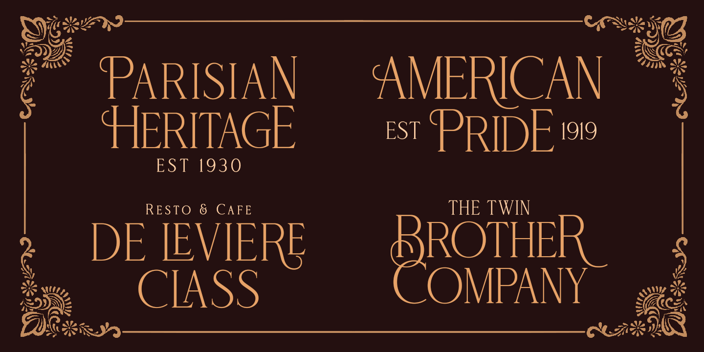 Example font Nevoclara #7